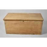 A Stripped Pine Blanket Box, 84cm Wide