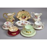 A Collection of Hammersley China to include Jug, Cake Plates and Four Cabinet Cups and Saucers