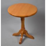 A Modern Circular Topped Wine Table, 43cm Diameter