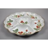 A Royal Worcester Strawberry Dish, 34cm Diameter