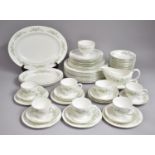 A Wedgwood Westbury Part Dinner and Tea Service to include Large and Small Plates, Oval Platter,