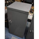 A Bisley Steel Office Cabinet with Two Key, 45cm wide and 92cm high