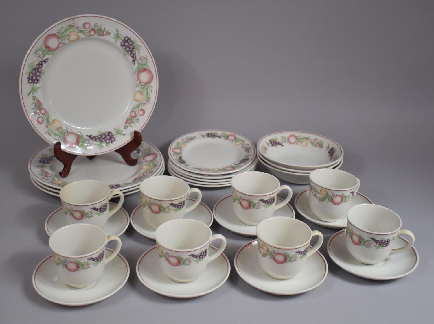 A Collection of Orchard Pattern Breakfast China