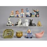 A Collection of Wade Figures, Animals, Cruets etc