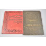 Two Edwardian Children's Stamp Albums Containing World Stamps