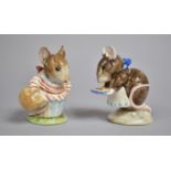 Two Beswick Beatrix Potter Figures, Mrs Tittlemouse and Appley Dapply, BP2