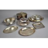 A Collection of Various Silver Plated Items to comprise Lidded Tureen, Muffin Dish, Dishes, Lidded