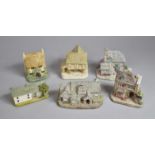 A Collection of Six Various Cottage Ornaments to Include David Winter