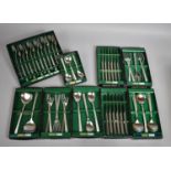 A Collection of Various Viners Studio Cutlery in Boxes to comprise Fish Servers, Spoons, Forks,