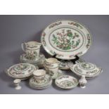 A Johnson Brothers Indian Tree Dinner Service to comprise Graduated Platters, Plates, Bowls,