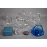 A Collection of Various Glassware to comprise Large Bowls, Vases, Boxed Strathearn Glass Cup,