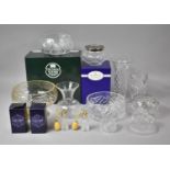 A Collection of Various Cut Glassware to include Boxed Thomas Webb International Crystal Bowl,