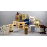 A Collection of Mid 20th Century Advertising Brewery Jugs