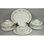 A Susie Cooper Designs Wild Strawberry Pattern Dinner Service to Comprise Two Lidded Tureens, Two