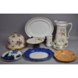 A Collection of Late 19th/Late 20th Century Ceramics to Include Toilet Jug, Oval Meat Plates,