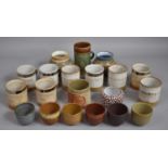 A Collection of Stoneware Mugs by Robin Welch, Studio Pottery Vases etc