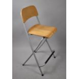 A Mid 20th Century Folding Bar Stool