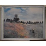 A Claude Monet Print, 67cm Wide