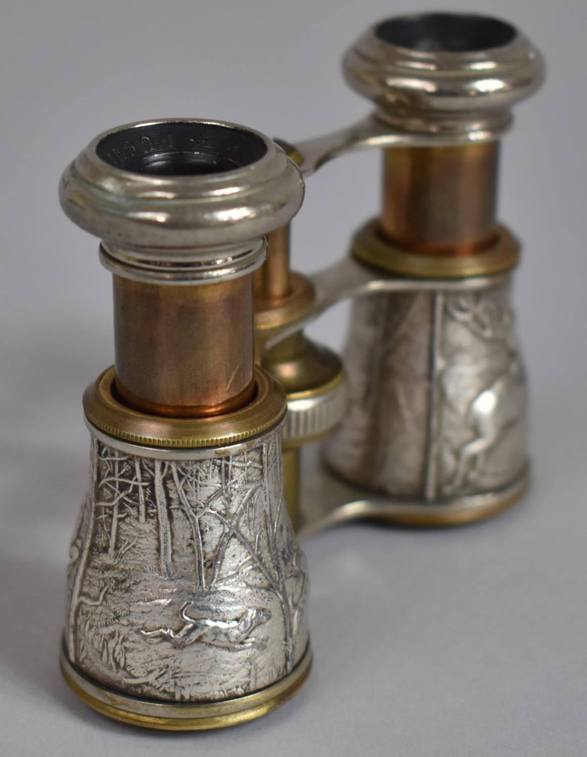 A Pair of Late 19th/Early 20th Century Opera Glasses, The Eye Pieces Inscribed Jumelle Duchesse, - Image 5 of 10