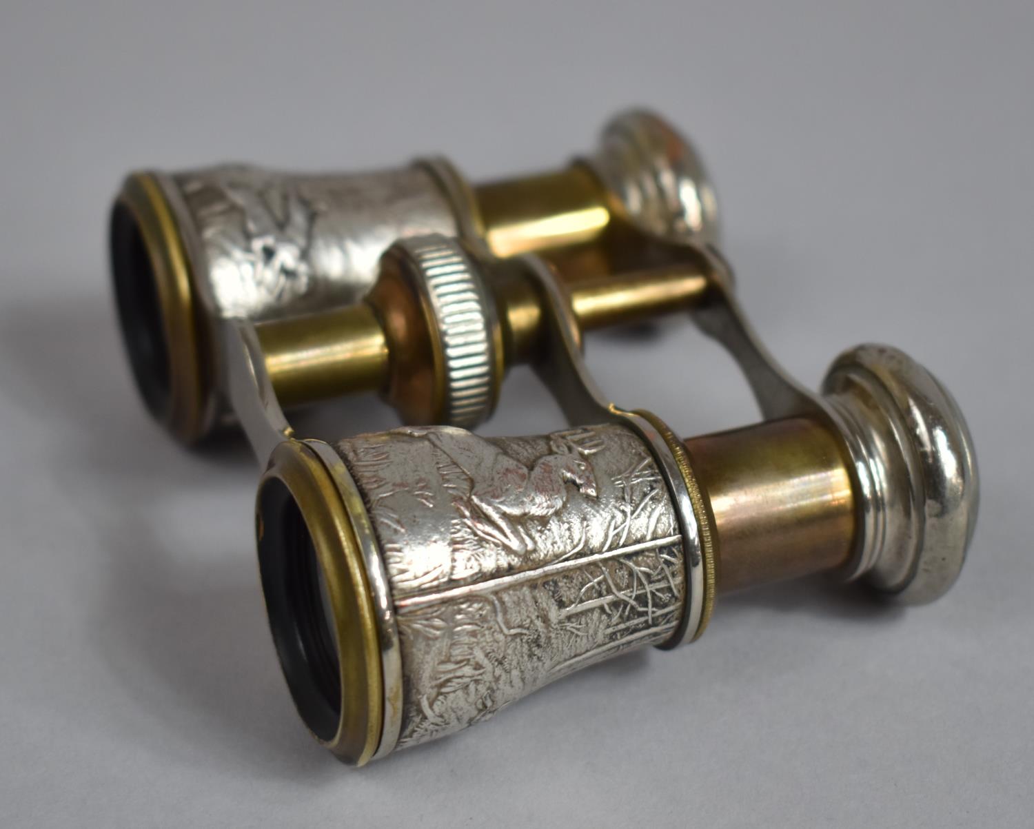 A Pair of Late 19th/Early 20th Century Opera Glasses, The Eye Pieces Inscribed Jumelle Duchesse, - Image 7 of 10