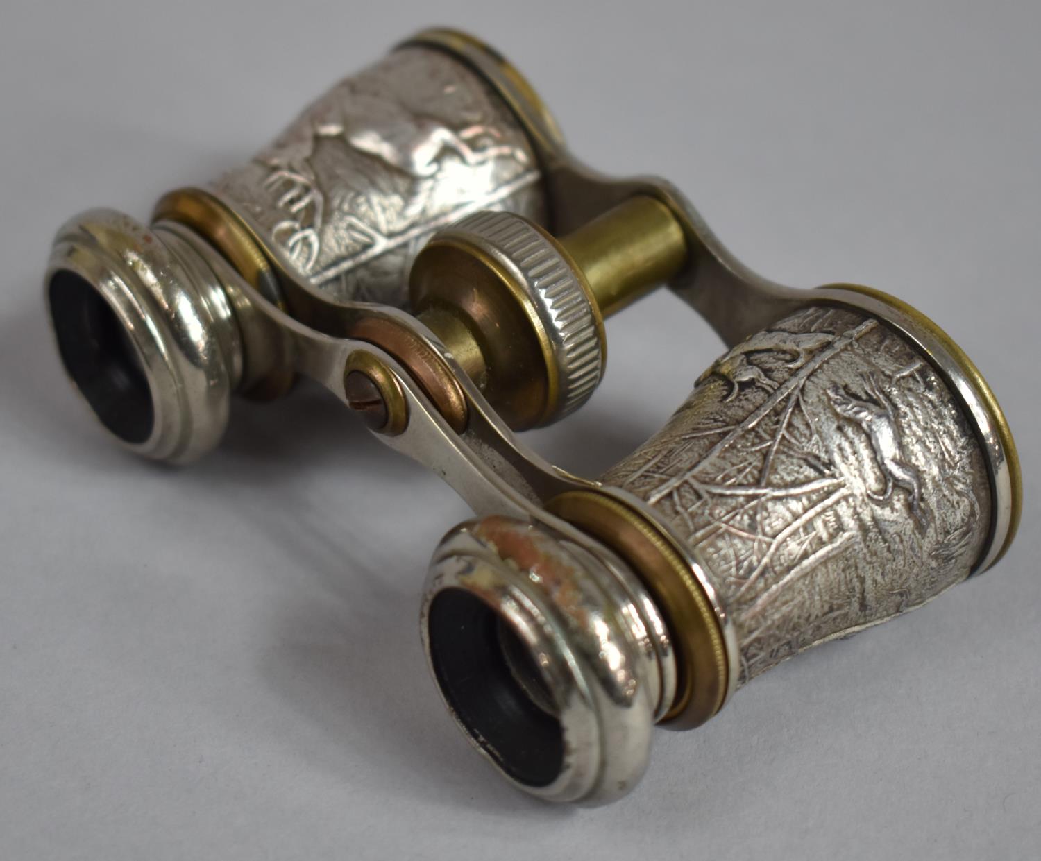 A Pair of Late 19th/Early 20th Century Opera Glasses, The Eye Pieces Inscribed Jumelle Duchesse, - Image 10 of 10