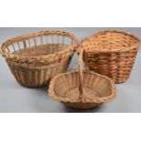Three Wicker Baskets