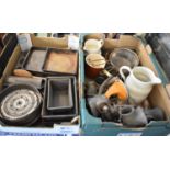 Two Boxes of Vintage Kitchenwares, Mixers etc
