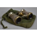 A Pair of Late 19th/Early 20th Century Opera Glasses, The Eye Pieces Inscribed Jumelle Duchesse,