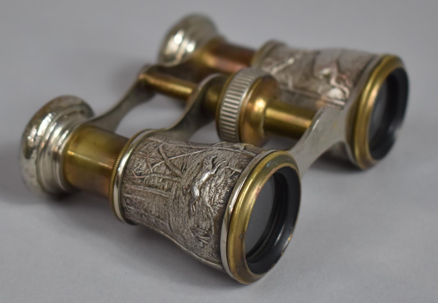A Pair of Late 19th/Early 20th Century Opera Glasses, The Eye Pieces Inscribed Jumelle Duchesse, - Image 6 of 10