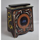 A Mid/Late 20th Century Painted Box, the Front Monogrammed JB, 39cm wide and 46cm high