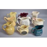 A Collection of Nine Various Advertising Pub Jugs to include Border Ales, Scotch Whisky, Whyte and