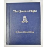 A Bound Volume, The Queen's Flight, Fifty Years of Royal Flying, Containing First Day Covers