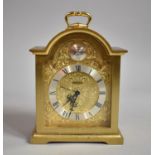 A Mid/Late 20th Century Swiza Brass Cased Carriage Clock, Working Order, 15.5cm high