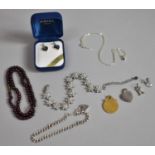 A Collection of Vintage and Other Items to Include Silver Charm Bracelet, Thomas Saho Heart Charm,