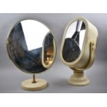 A 1970's Circular Dressing Table Mirror, 50cm high and Combination Dressing Table Jewellery Store