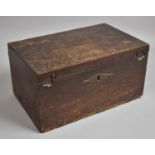 A Late 19th Century Box with Brass Mounts, Clasps and Diamond Escutcheon, Formerly a Scientific