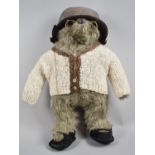 A Vintage Aunt Lucy Soft Toy with Knitted Cardigan, Possibly Gabrielle Designs
