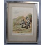 A Framed Military Print, The 20th Middlesex (Artist's), 16x20cm