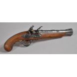 A Replica 18th Century Style Flintlock Blunderbuss Pistol