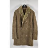 A Gents Double Breasted Sheepskin Coat