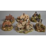 A Collection of Six Large Lilliput Lane Ornaments