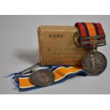 A Queen Victorian South Africa Medal Awarded to 5043 PTE J Banks, South Staffordshire Regiment