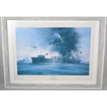 A Framed Military Print, Sea King Rescue by Robert Taylor, 56x36cm