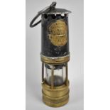 A Vintage Brass and Iron Miner's Safety Lamp, The Hailwood's Improved Lamp
