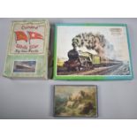 A Collection of Vintage Jigsaw Puzzles to Include Cunard White Star RMS Queen Mary, Victory Steam