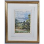 A Gilt Framed Watercolour, Cannock Chase 1851, Signed L Burd, 23x16cm