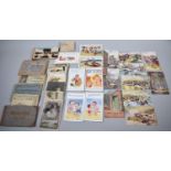 A Collection of Late 19th/Early 20th Century Postcards to Include Military Examples, Famous