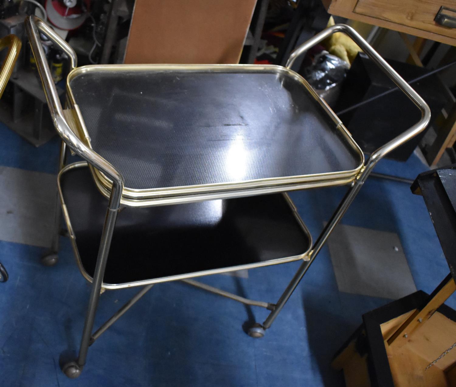 A Mid 20th Century Two Tray Top Trolley