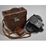 A Vintage Leather Cased Ensign Kinecam 16mm Type B Clockwork Cine Camera