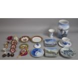 A Collection of Royal Copenhagen Porcelain to Comprise Large Vase, Shaped Dishes etc Together with
